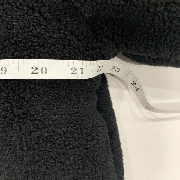 REBECCA MINKOFF Black Jacket Puffer Coat $368 Teddy Fuzzy Size M Zip RM-982 - Picture 7 of 11